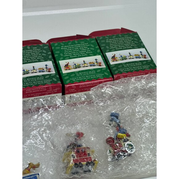 VTG 1998 Disney Merry Miniatures Mickey Mouse Express Train Complete Set NIB - Picture 8 of 8
